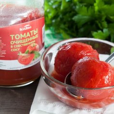 Томаты ВкусВилл очищенные в собственном соку