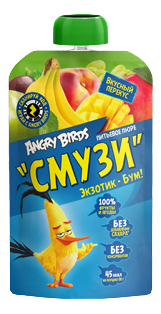 Смузи Angry Birds Экзотик бум 90 г