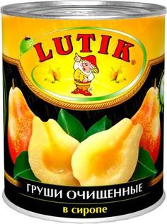 Груши Lutik очищенные в сиропе Лютик