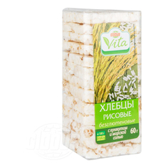 Хлебцы рисовые Globus Vita с кунжутом и морской солью 60 г