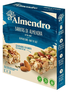 Батончик El Almendro из миндаля и фундука с солью 84 г