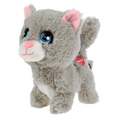 Интерактивная мягкая игрушка Мой питомец Лили 16 см серый