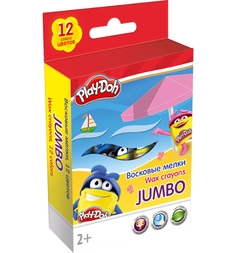 77772 Play-Doh Jumbo 12 цв. PDEB-US1-JCR-12