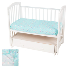 Комплект постельного белья Leader Kids Единорожка, зеленый