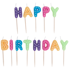 Свеча для торта Leader Kids Happy birthday