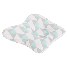 Подушка анатомическая Зайка Моя Ромбы 30 х 26 х 5.5 вверху 3.5 внизу, розовый