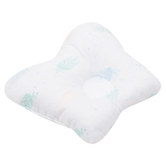 Подушка анатомическая Зайка Моя Перышки, белый