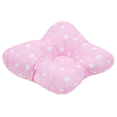 Подушка анатомическая Зайка Моя Ассорти для девочек 30 х 26 см, розовый