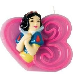 Объемная свечка Procos Принцессы 3