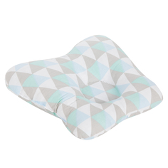 Подушка анатомическая Зайка Моя Ромбы 30 х 26 х 5.5 см, голубой