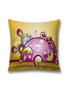 Наволочка JoyArty декоративная "Фантазийная абстракция" на молнии, 45x45 см