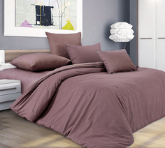 Постельное белье Mercury Home «Ристретто» 2СП с европростыней Перкаль 2 наволочки 70x70