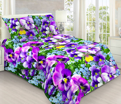 Наволочки Mercury Home «Ирисы» 70х70 Бязь
