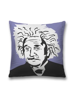 Наволочка JoyArty декоративная "Нарядный эйнштейн" на молнии, 45x45 см