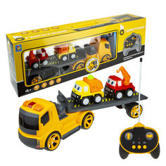 Тягач со стройтехникой 1TOY Горстрой, 42 см