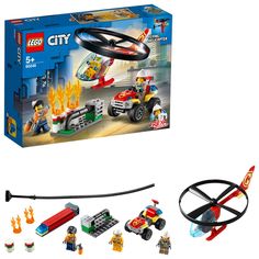 Lego CITY Пожарный спасательный вертолёт (60248)