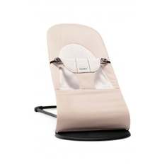 Кресло-шезлонг BabyBjorn Balance Soft Cotton Jersey, бежевый, серый
