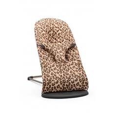 Кресло-шезлонг BabyBjorn Bliss Cotton, леопард, бежевый