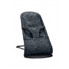 Кресло-шезлонг BabyBjorn Bliss Mesh, леопард, антрацит