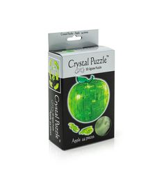 Головоломка Crystal Puzzle Яблоко зеленое цвет: зеленый