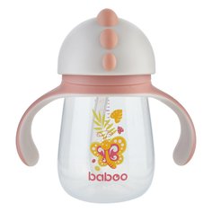 Поильник Baboo Butterfly с трубочкой