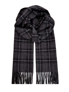 Кашемировый шарф в классическом стиле в клетку Bertolo Cashmere