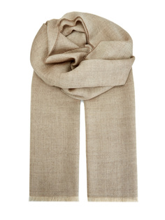 Однотонный шарф из тонкого кашемира и шелка Bertolo Cashmere