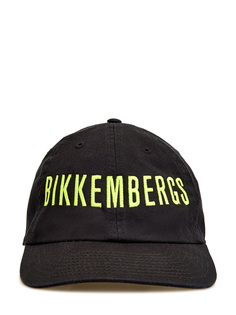 Хлопковая бейсболка с неоновым макро-логотипом Bikkembergs