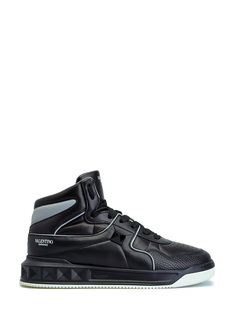 Высокие кроссовки One Stud из гладкой кожи наппа Valentino Garavani
