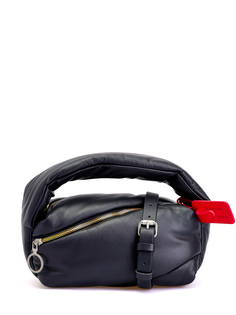 Сумка Pump Pouch из стеганой кожи с биркой Zip Tie Off White