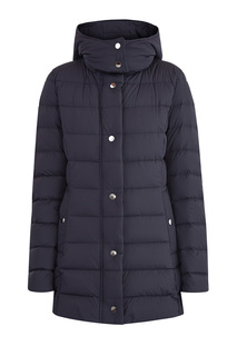 Пуховик Harelde из влагостойкой ткани с серебристой фурнитурой Moncler