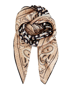 Шелковый платок с комбинированным принтом Burberry