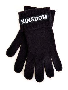 Перчатки из кашемировой пряжи с принтом Kingdom Burberry