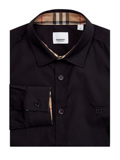 Рубашка с внутренней отделкой Vintage Check и монограммой Burberry