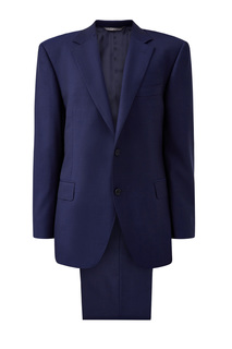 Классический костюм из шерстяной ткани Water Resistant Canali