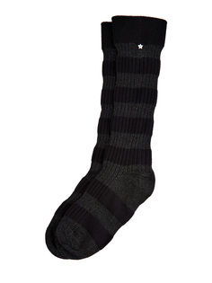Высокие носки из шерстяной пряжи с символикой бренда Lorena Antoniazzi