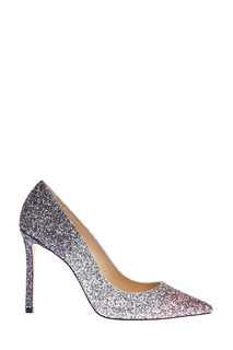 Туфли Romy с мерцающим градиентным покрытием из блесток Jimmy Choo