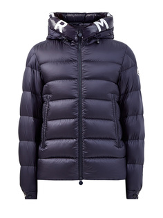 Пуховик из нейлона technique с контрастным логотипом Moncler