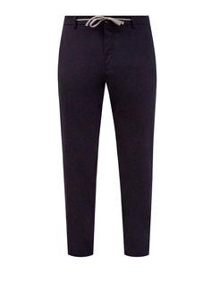 Брюки из шерстяной ткани с поясом на кулиске в стиле sprezzatura Canali