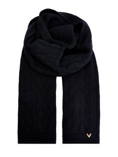 Вязаный шарф из шерсти и кашемира с литой символикой Valentino Garavani