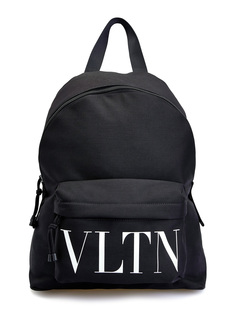 Вместительный рюкзак из нейлона с логотипом VLTN Valentino