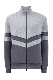 Colorblock-толстовка из плотного хлопка интерлок Canali