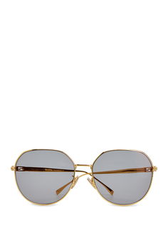 Очки-авиаторы с кристаллами Swarovski и литой символикой Fendi (Sunglasses)