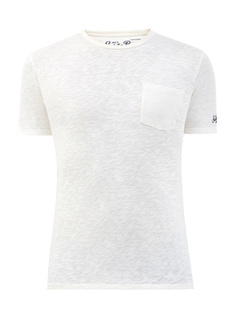 Футболка из меланжевого хлопка с накладным карманом MC2 Saint Barth