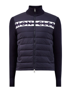 Комбинированная толстовка из шерсти и ветрозащитного нейлона Moncler