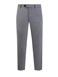 Брюки в стиле sprezzatura из шерстяного габардина Brunello Cucinelli