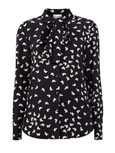 Шелковая блуза с принтом &laquo;Тысяча бабочек&raquo; Redvalentino