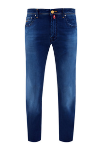 Однотонные джинсы из эластичного денима с ароматической пропиткой Jacob Cohen