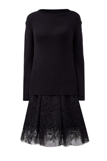 Платье 2 в 1 из кружева с кашемировым джемпером Ermanno Scervino