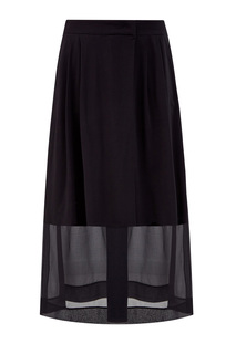 Струящиеся кюлоты с шифоновой отделкой Lorena Antoniazzi